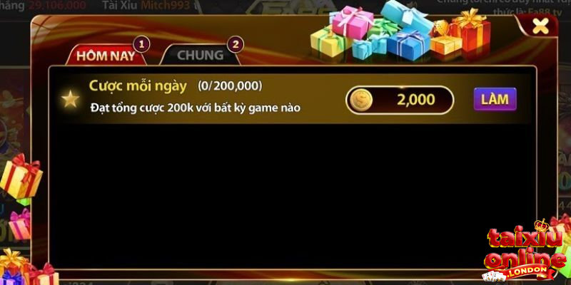 Chương trình khuyến mãi mừng dành cho tân thủ hấp dẫn