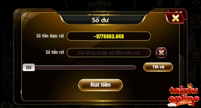 Một số điều cần lưu ý trong quá trình nạp rút tiền Tài Xỉu online