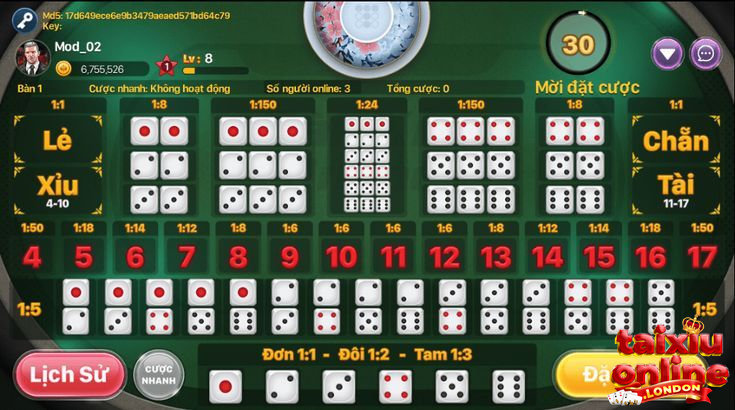 Các điểm khác biệt của phiên bản Tài Xỉu Mbet